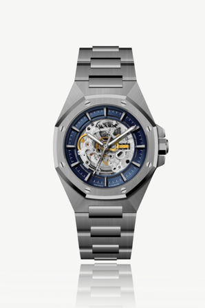 AtlasX Automatic 10 ATM Waterproof Sapphire Men's Wristwatch - Titanium