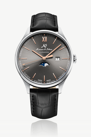 Kronen&Söhne Lunaris Alman Moonphase Erkek Kol Saati