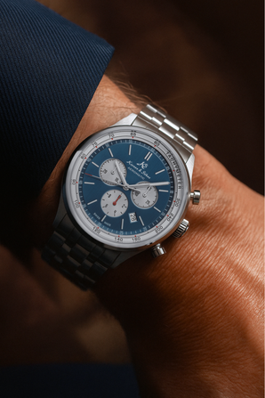 Kronen&Söhne Aeromatic Chronograph Swiss Made Çelik Erkek Kol Saati
