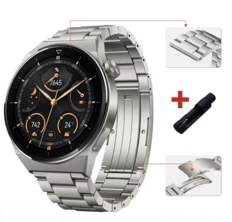 Spovan Huawei Xiaomi Compatible Titanium 22mm Smart Watch Band