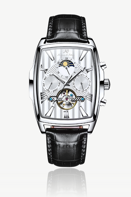 Kronen&Söhne Cube Arctic Tourbillon Mekanik Otomatik Erkek Kol Saati