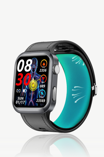 Spovan Electro Air 2 Hava Basınçlı Tansiyon Şeker EKG Sesli Görüşme Türkçe Akıllı Saat