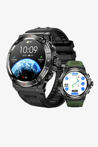 Spovan AtlasX-4 GPS Haritalar Dahili Müzik Sesli Görüşme Akıllı Saat