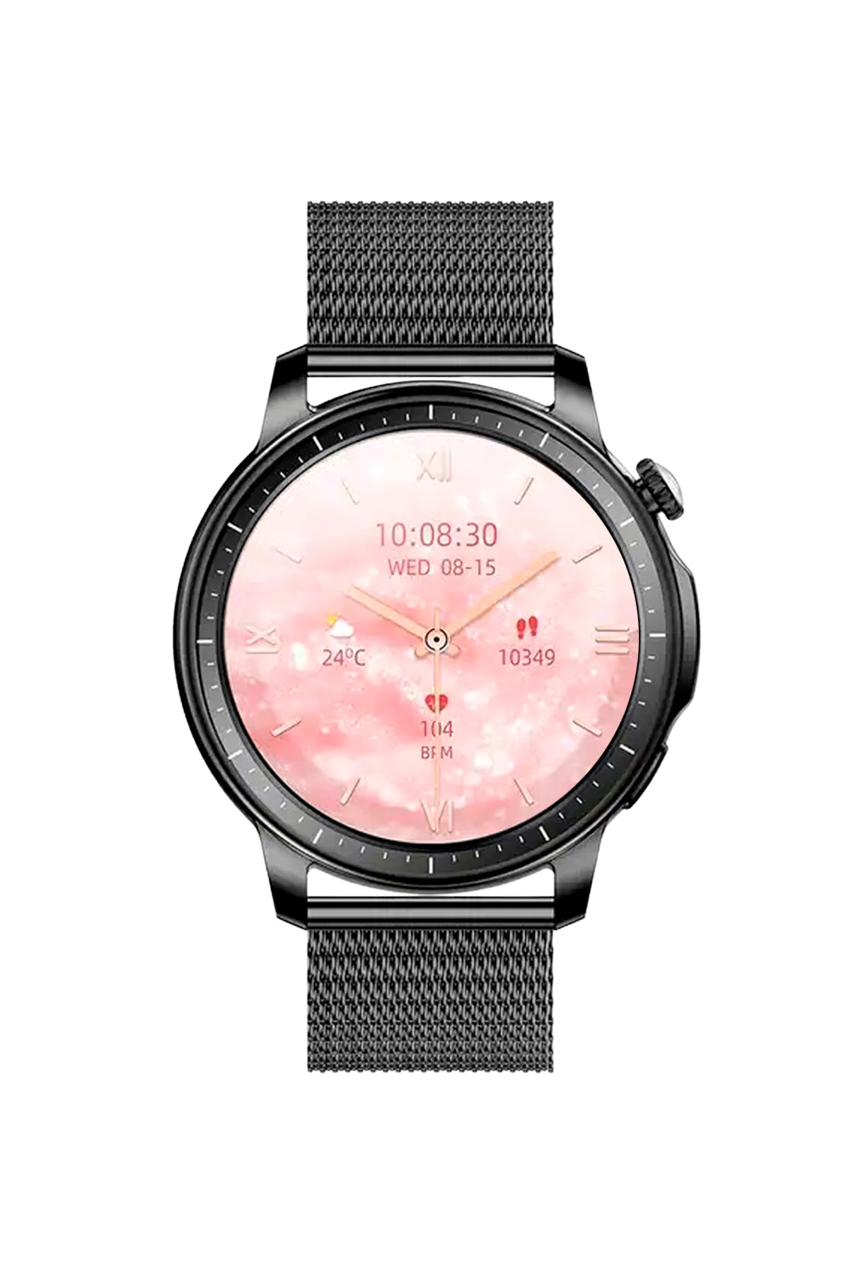 Spovan Papillon Crown Amoled Voice Call Women Smart Watch 