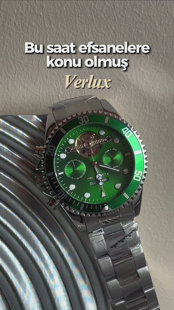 Kronen & Söhne Verlux I Premium Tourbillon Yeşil Otomatik Erkek