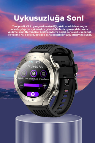 Spovan Insomnia Sleep Apnea Blood Sugar Blood Pressure Cholesterol Voice Chat Smart Watch Pre-Order 