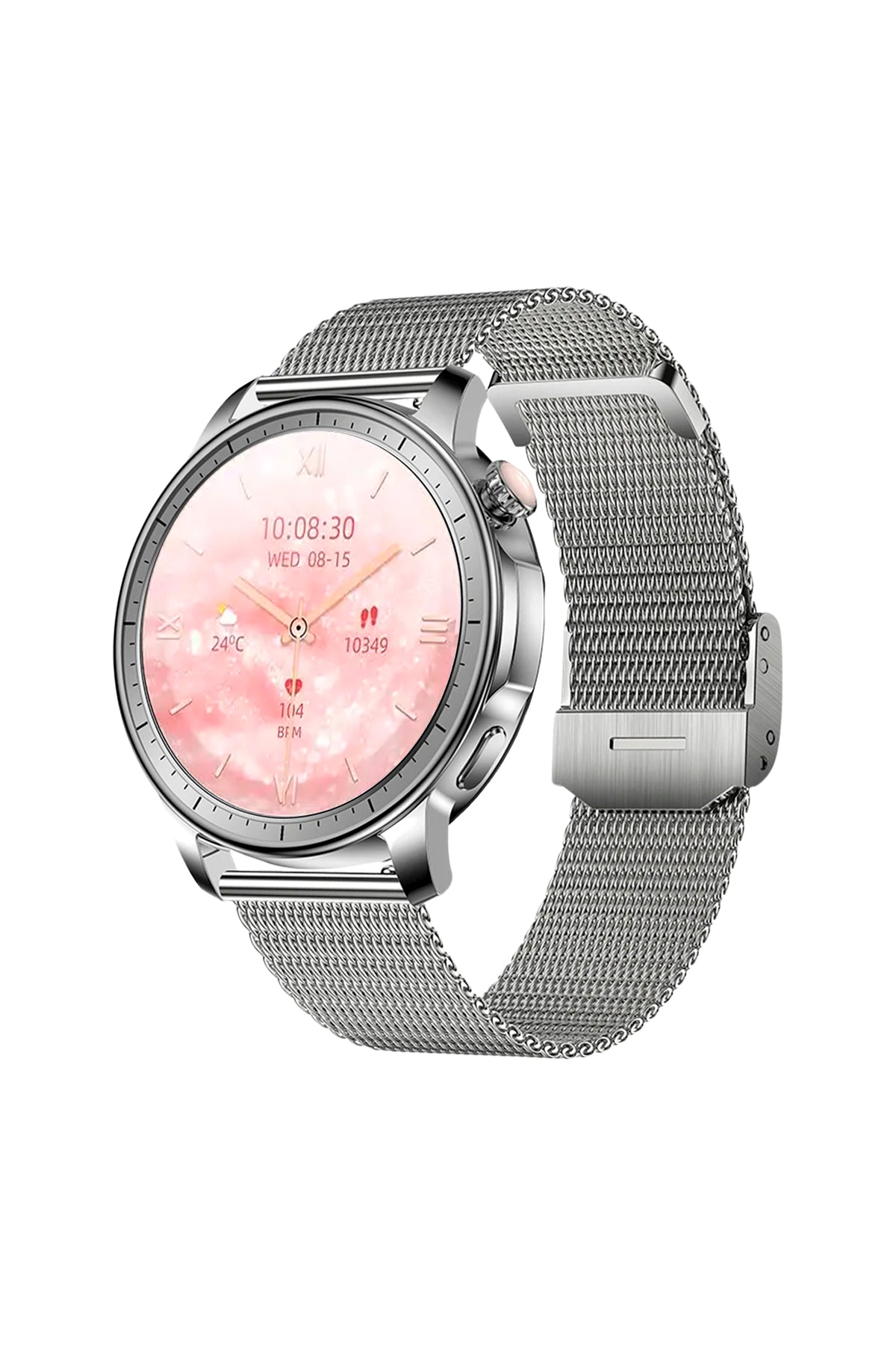 Spovan Papillon Crown Amoled Voice Call Women Smart Watch 