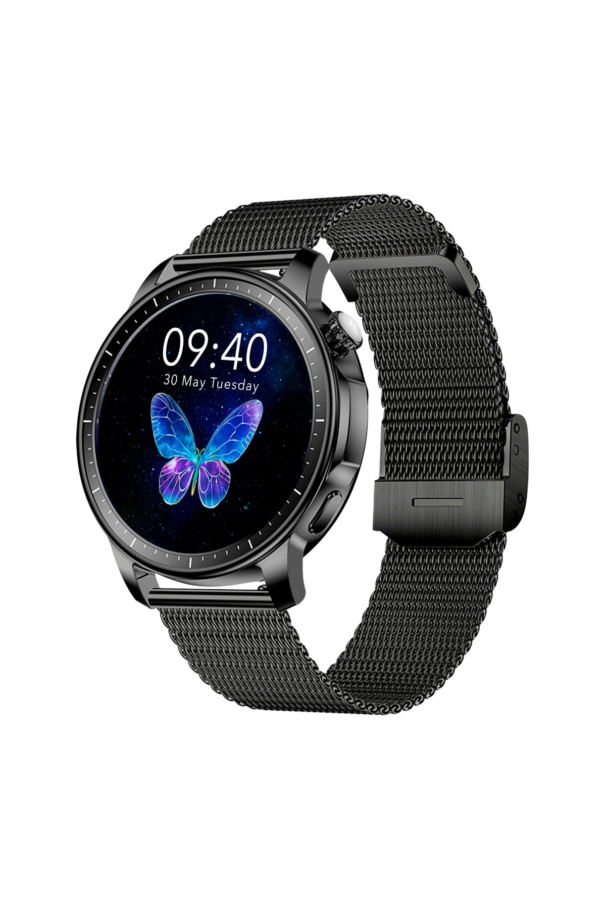 Spovan Papillon Crown Amoled Voice Call Women Smart Watch 