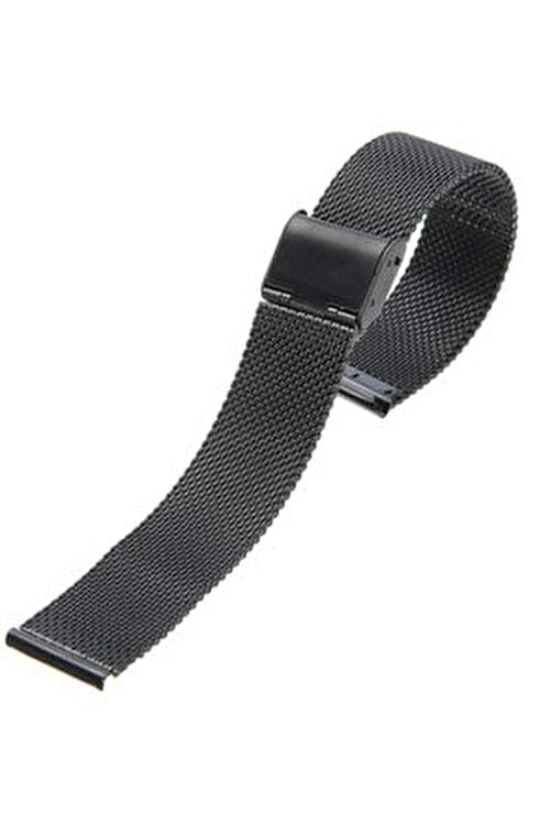 Spovan Zeblaze Kieslect AtlasX Compatible Black Steel Mesh Strap